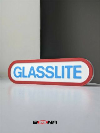 Decorative Self Standing Glasslite Logo Display