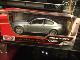 Motormax 1/18 Scale - 73182 Bmw M3 Coupe Grey