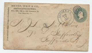 1811 Camden & N.  O.  Agt.  Steamboat Route Agent Cover [s.  515]