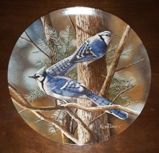 Knowles " The Blue Jay " Plate No.  4873a 1985 By Kevin Daniel