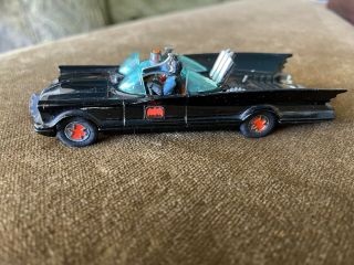 Biff Bam Vintage 1966 Corgi Toys Batman And Robin Batmobile Toy Car
