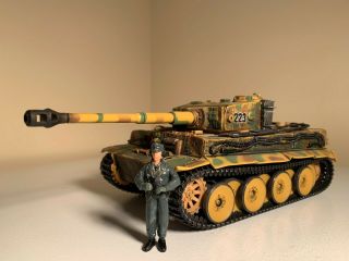 Unimax Forces Of Valor 1:32 German ✙ Tiger I Tank D Day Normandy No.  80004