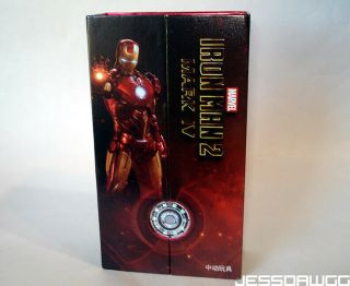 1/10 Scale Iron Man 2 Mark Iv 7 " Action Figure By Zd Toys Marvel Avengers Movie