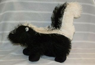 Ganz Webkinz Skunk Stuffed Animal,  Black And White,  No Code 12.  5 "