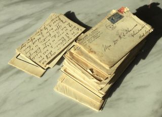 Wv Archive Ruth Thomas 1906 - 09 Stationary,  Most 1908 Letters Of Condolence