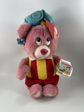 Vintage Fisher Price 1985 Plush Disney Gummi Bears Cubbi Stuffed Animal Toy 13 "