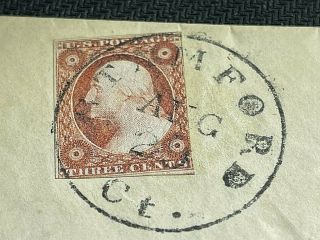 2 US Scott 10a Type ll Washington 3 Cent Stamps on Covers CV$420 3
