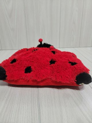 Pillow Pets Pee - Wees LADYBUG Pillow Plush Stuffed Animal Red Black Toy Mini 3