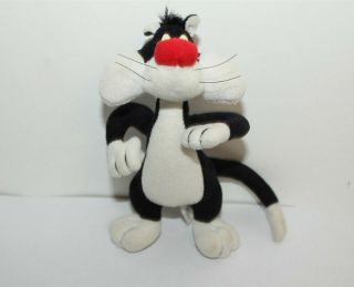 Looney Tunes Sylvester Plush Toy 1997 Warner Bros / Equity Toys 7 "
