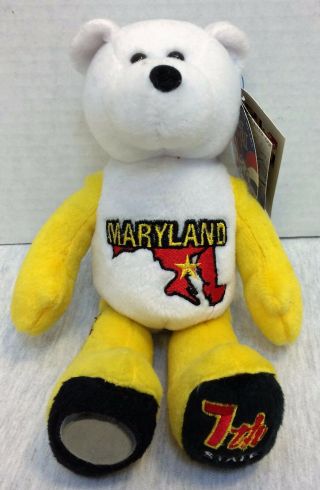 Limited Treasures State Quarters Coin Collectible Teddy Bears Maryland 7