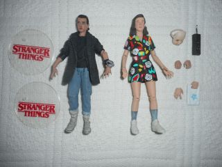 Mcfarlane Stranger Things Eleven (punk & Mall) Set Of 2 Figures 6.  5 Inch Loose