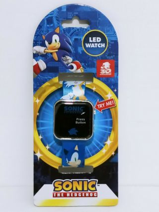 Sonic The Hedgehog Kids Led Wrist Watch Kids Tails 2021 Sega Licensed Gift