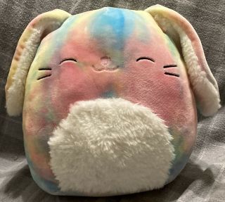 Squishmallows Easter Squad Candy Bunny Rabbit Rainbow Tie Dye