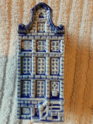 Vintage Delft Ware Canal Houses Designed By Elesva Made In Holland Salt Shaker