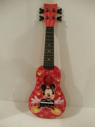 Disney Mickey Mouse Guitar First Act Play Mini - Guitar Ukulele Disney Junior