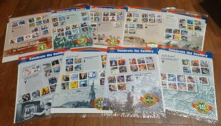 Celebrate The Century Stamp Sets 1900’s - 1990’s (9 Out Of 10) -