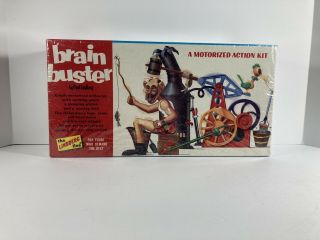 Lindberg 1965 " Brain Buster " Electric Motorized Plastic Model Kit Nib