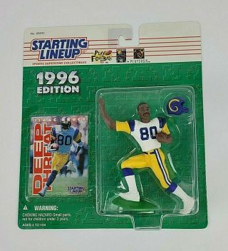 1996 Nfl Starting Lineup Isaac Bruce St Louis Rams Action Figure