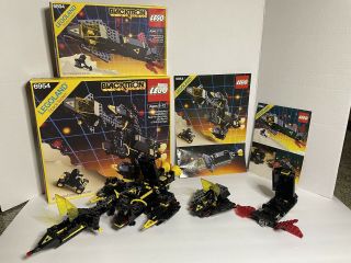 Lego Blacktron Renegade Space 6954 & 6894 - 100 Complete W/box & Instructions