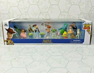 Disney Toy Story 4 - Mega Figurine Set - 19 Figures - Nib - Authentic,  Woody.  Rex,