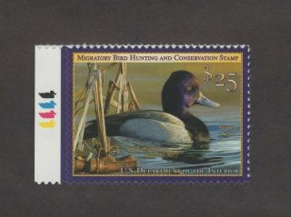 Rw88 - Federal Duck Stamp.  Left Color Bar Single.  Self Adhesive.  02 Rw88lcb