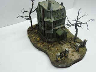 Addams Family Haunted House Diorama,  Ho Scale Same As Munster And Psycho House