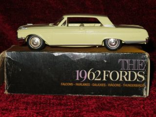 Nos Vintage 1962 Ford Galaxie 500 Dealership Promo Car In Ford Co.  Box