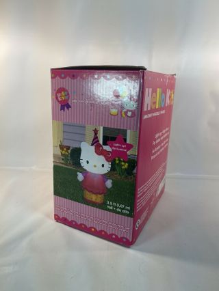 Hello Kitty Airblown Inflatable 3.  5 ft Birthday LED Light Up Indoor Outdoor 2
