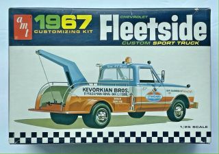 1967 Chevrolet Fleetside Custom Sport Truck Kit 1/25 Amt 8747 - 200