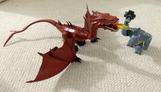 Lego Lord Of The Rings The Hobbit - Smaug Dragon 79018 And Cave Troll 9473