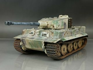 1/35 Built Trumpeter Wwii German Tiger I Late Tank W/zimmerit Pz.  Abt 101 Lah Div