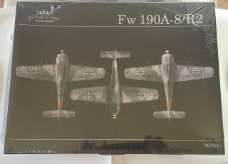 Eduard R0004 1:48 Royal Class Fw 190a - 8/r2 Kit - With Book.  New/sealed