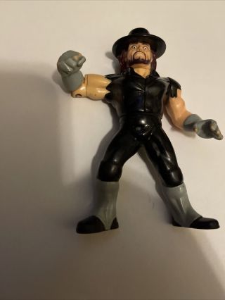 Wwf Hasbro The Undertaker Series 8 Wrestling Figure Wwe Dark Hair No Eye Shadow