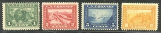 U.  S.  397 - 400 - 1913 1c - 10c Pan - Pacific Issue ($216)