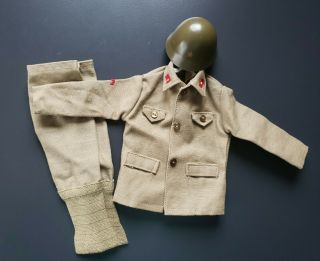 Vintage 1964 Gi Joe Japanese Imperial Soldier Uniform Jacket Pants Helmet Sotw