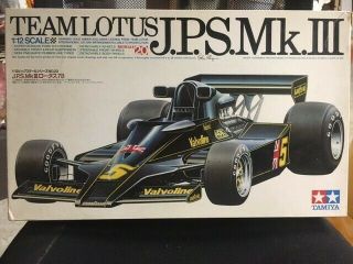 Tamiya 1:12 Scale Team Lotus Jps Mk.  Iii Model Kit Vintage No 1222 Made In Japan