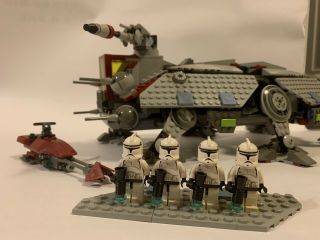 Lego 4482 Star Wars At - Te W/ Minifigs Clone Trooper