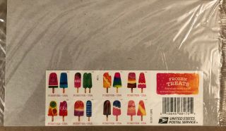 5294b With 5285 - 5294 Frozen Treats Booklet Of 20 Forever Stamps