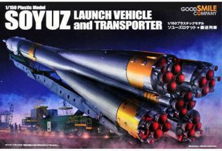 Plastic Model Souse Rocket,  Transport Train 1/150 Scale Ps Made Assembled Japan