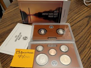 2021 Us Proof Set With Error Nickel At The