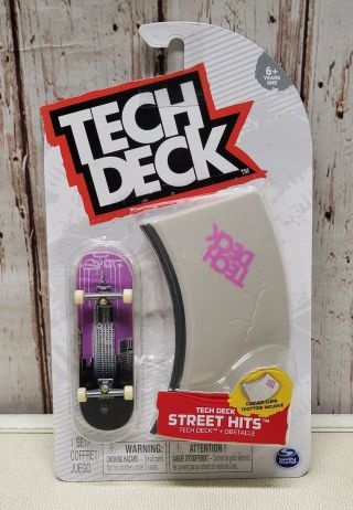 Tech Deck Street Hits Shut Skateboards Sk8 Obstacle Curved Curb Spin Nib