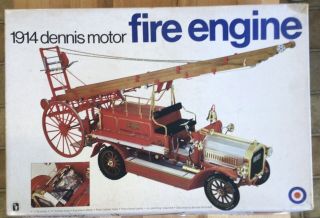 1914 Dennis Fire Engine 1/16 Scale By Entex Ind.  Japan