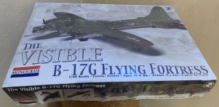 Monogram 1/48 Scale The Visible B - 17g Flying Fortress - Box Has Wear