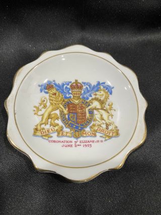 Royal Albert Bone China Coronation June 2nd 1953 Plate Collectible