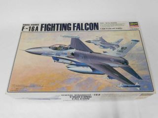 1/32 Hasegawa F - 16a Fighting Falcon Plastic Scale Model Kit Complete 3500 S26