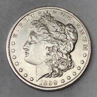 1899 - O Morgan Silver Dollar 90 Silver $1 Coin Us U52