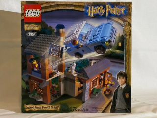 2002 Lego 4728 Harry Potter Escape From Privet Drive.  Complete Set.  Nsib.