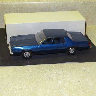 Vintage 1978 Starlite Blue Dodge Monaco Dealer Promo Car W/box