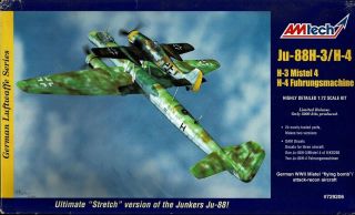 1/72 Amtech 729206; Mistel 4 / Fuhungsmachine Junkers Ju 88h - 3/h - 4