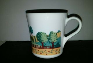 Corelle Farm Country Landscape Coffee Tea Mug Cups